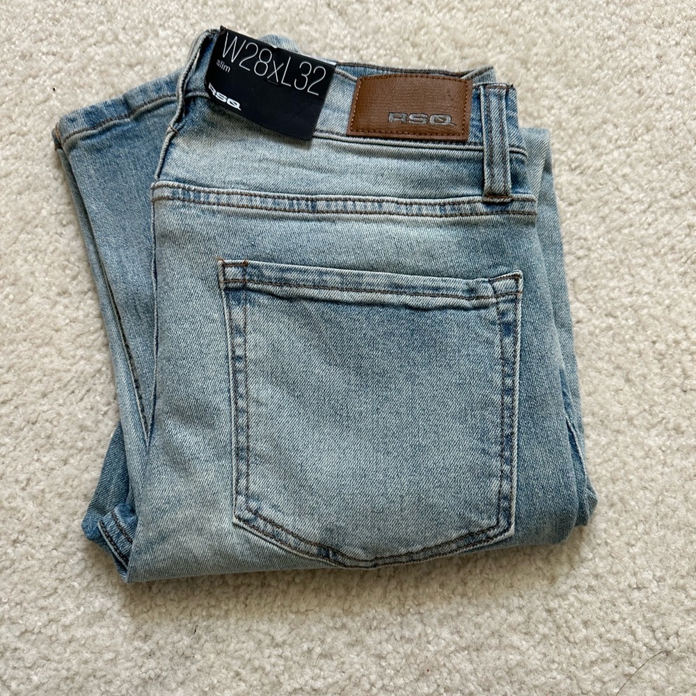 RSQ Men's Denim Jeans in Light Blue